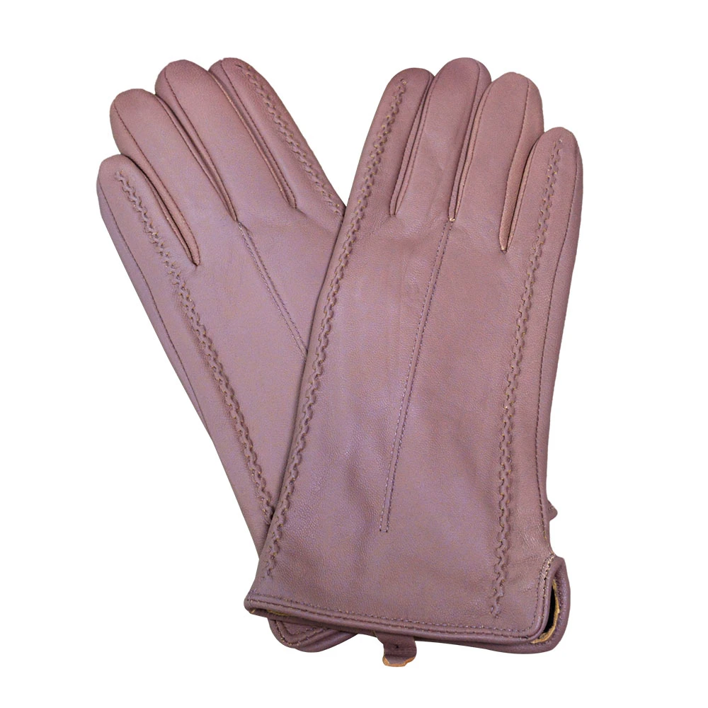 Custom China Factory Fashion Winter Women&prime;s Windproof Riding Gloves Sheepskin Gloves Real Leather Winter Gloves for Work