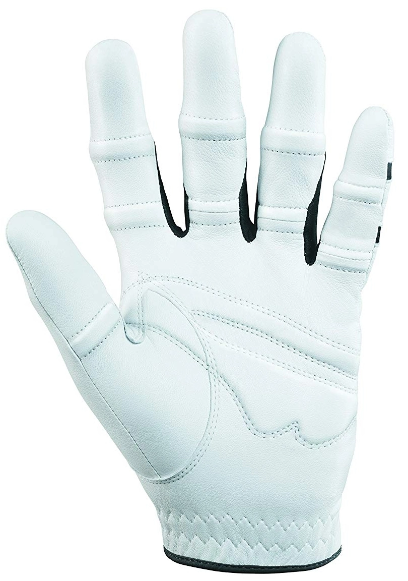 Promotional Custom Men Women Stablegrip White Durable Genuine Cabretta Leather Golf Gloves