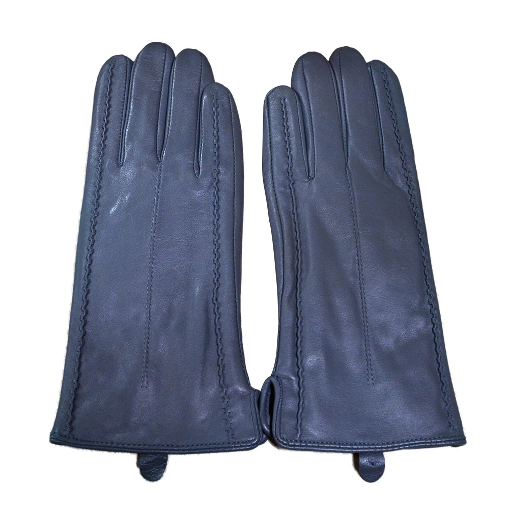 Custom China Factory Fashion Winter Women&prime;s Windproof Riding Gloves Sheepskin Gloves Real Leather Winter Gloves for Work